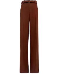 Gabriela Hearst - Norman Belted-Waist Trousers - Lyst