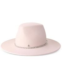 Maison Michel - Chapeau À Ornements En Cristal - Lyst