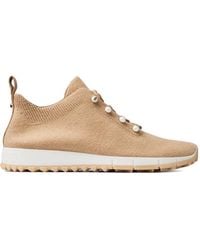 Jimmy Choo - Veles Cashmere Knitted Trainers - Lyst