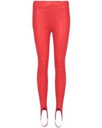 Balmain - キルティング レザーレギンス - Lyst