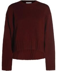 Allude - Crew-Neck Ribbed-Knit Sweater - Lyst