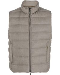 Moorer - Padded Down Gilet - Lyst