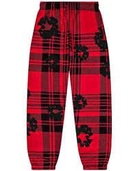 DENIM TEARS - Plaid Wreath Sweatpants - Lyst