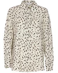 Mar De Margaritas - Button-down-Hemd mit Blumenmuster - Lyst