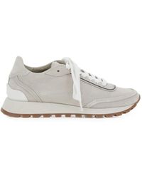 Brunello Cucinelli - Leather Sneakers - Lyst
