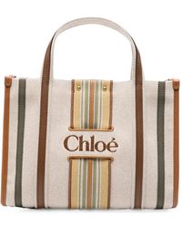 Chloé - Small Woody Loop Printed Tote Bag - Lyst