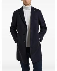 BRERAS Milano - Single-Breasted Notched-Lapels Coat - Lyst