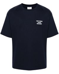 Drole de Monsieur - Slogan-print Cotton T-shirt - Lyst
