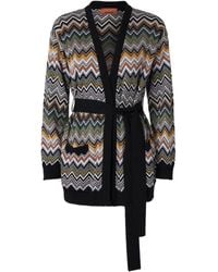 Missoni - シェブロンパターン カーディガン - Lyst