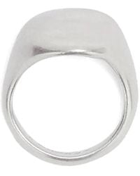 Jil Sander - Ring Aus Mit Glanzoptik - Lyst