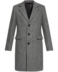 Burberry - Herringbone Pattern Coat - Lyst