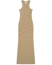 Nanushka - Arisa Maxikleid Im Layering-Look - Lyst