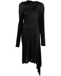 Marques'Almeida - Ribbed-knit Asymmetric Dress - Lyst