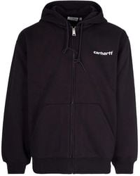 Carhartt - Archive Lines Logo-Print Hoodie - Lyst