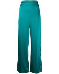 Pinko Брюки Широкого Кроя С Завышенной Талией - Зеленый