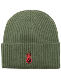 Vision Of Super - Flame-Embroidery Beanie - Lyst
