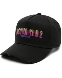 DSquared² - Logo-Print Cotton Baseball Cap - Lyst