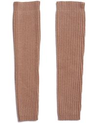 Apparis - Ribbed-knit Fingerless Gloves - Lyst