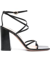 Gianvito Rossi - Sandalen Aus Leder 105Mm - Lyst