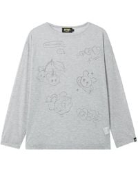 Mini Cream - Graphic-Print Long-Sleeved T-Shirt - Lyst