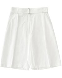 Studio Nicholson - Creon Belted Pleated Shorts - Lyst