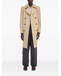 MM6 by Maison Margiela - Double-Breasted Belted Trench Coat - Lyst