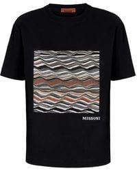 Missoni - Wave-Pattern T-Shirt - Lyst