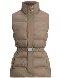 Ralph Lauren - Gilet Matelassé À Taille Ceinturée - Lyst