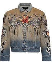 Who Decides War - Dove Embroidered Trucker Jacket - Lyst