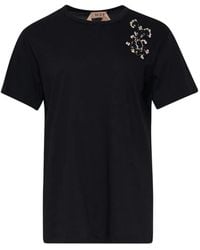 N°21 - Crystal-Embellished T-Shirt - Lyst