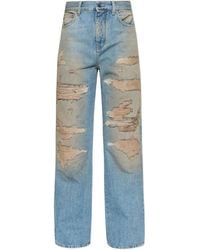 Amiri - Distressed Ripped Jeans - Lyst
