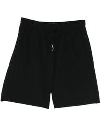Arte' - Drawstring-Fastening Textured Shorts - Lyst