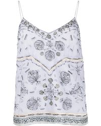 PUCCI - Conchiglie-print Silk Camisole Top - Lyst
