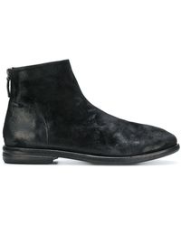 Marsèll Back Zip Chelsea Boots - Black