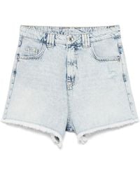 Patrizia Pepe - Klassische Jeans-Shorts - Lyst