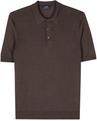 Barba Napoli - Short-sleeve Silk Polo Shirt - Lyst