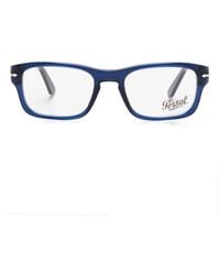 Persol - Rectangle-Frame Glasses - Lyst