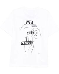 Sacai - Graphic-Print Cotton T-Shirt - Lyst
