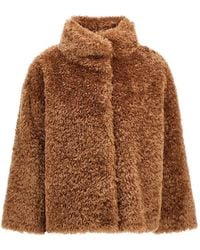 Herno - Curly-Effect Faux-Fur Jacket - Lyst