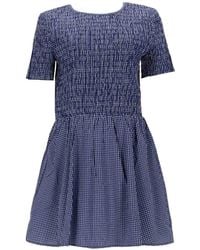 Baum und Pferdgarten - Assandra Gingham Smocked Mini Dress - Lyst