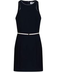 Elisabetta Franchi - Vestido corto con cinturón - Lyst