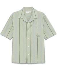 Maison Kitsuné - Gestreept Overhemd - Lyst