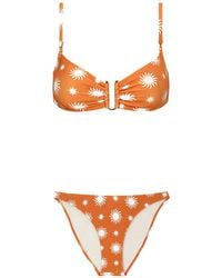 DAZE DAYZ - Soleil Sun-Print Bikini - Lyst