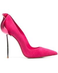 Le Silla - Petalo 120Mm Suede Pumps - Lyst