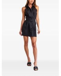 Hevron - Halterneck Button-Front Dress - Lyst