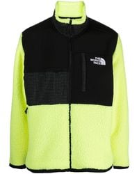 The North Face - Fleece-panelling Zip-up Jacket - Lyst