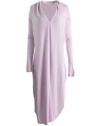 TOTEME - V-Neck Long-Sleeve Midi Dress - Lyst