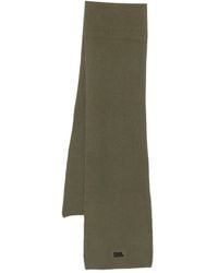 KARL LAGERFELD - Ribbed Logo Scarf - Lyst