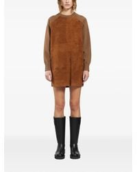 Max Mara - Robe Courte En Laine Et Cachemire - Lyst