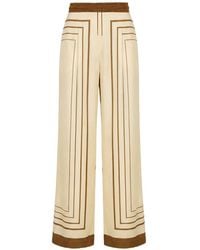 Nicholas - Sandra Printed Palazzo Pants - Lyst